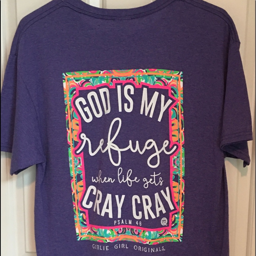 Girlie Girl Originals; Christian M tee; Psalm 4:6
